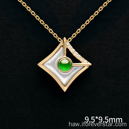 Inlaud me Jade Exquisite Pendant